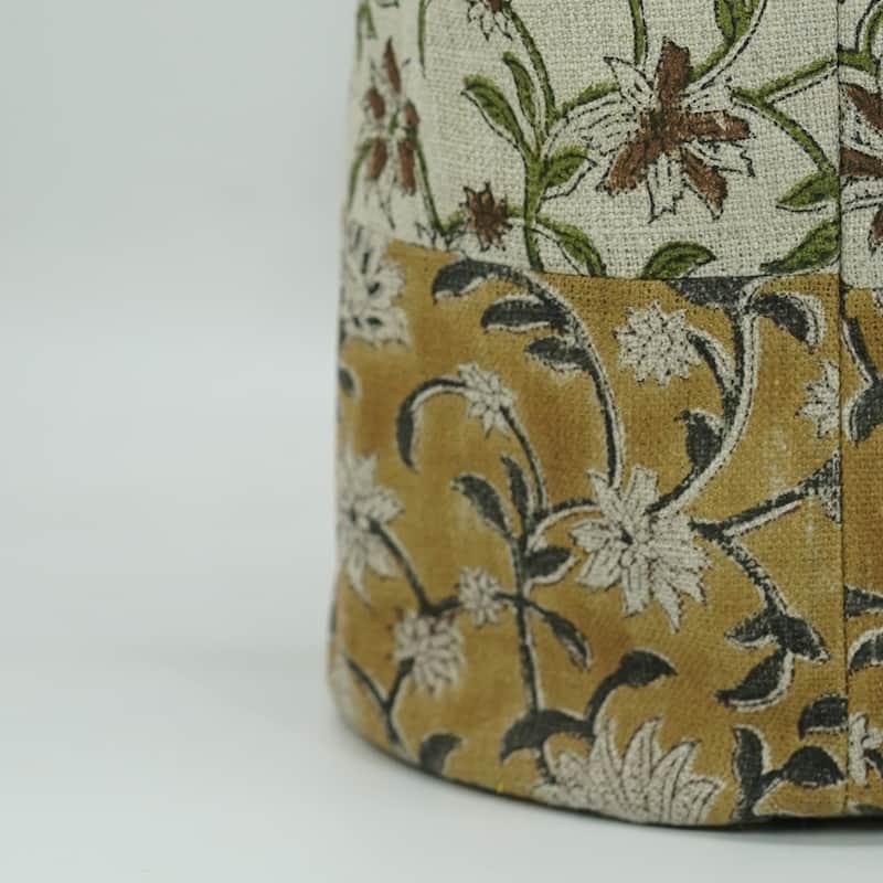 Fabdivine Handmade Floral Room Décor Nursery Storage Basket