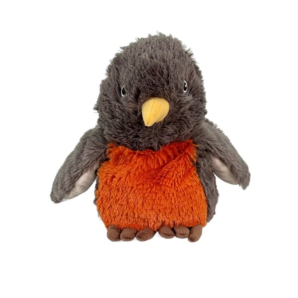 slide 2 of 6, Warmies Plush Microwavable Lavender Scented Plush American Robin