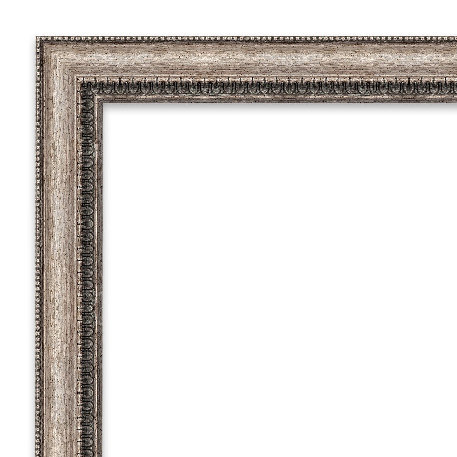 как выглядит Beveled Bathroom Wall Mirror - Lyla Ornate Silver Frame - Lyla Ornate Silver Out фото