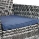 preview thumbnail 5 of 14, Sunnydaze Dunmore 4-Piece Patio Set with Cushions