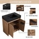 preview thumbnail 65 of 74, Beingnext 24"/30"/48"/60" Bathroom Vanity with Sink, Freestanding Bathroom Vanity with Soft Close Door and Shelf