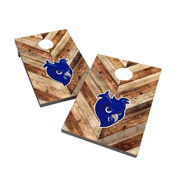 slide 2 of 5, Southern Connecticut State University Owls 2x4 Cornhole Bag Toss Game