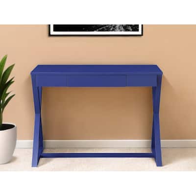 42" Blue Writing Desk