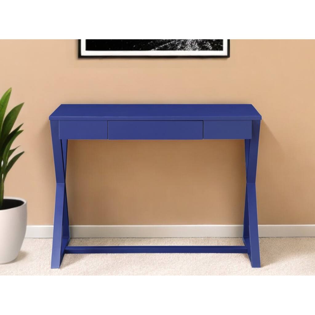 42" Blue Writing Desk