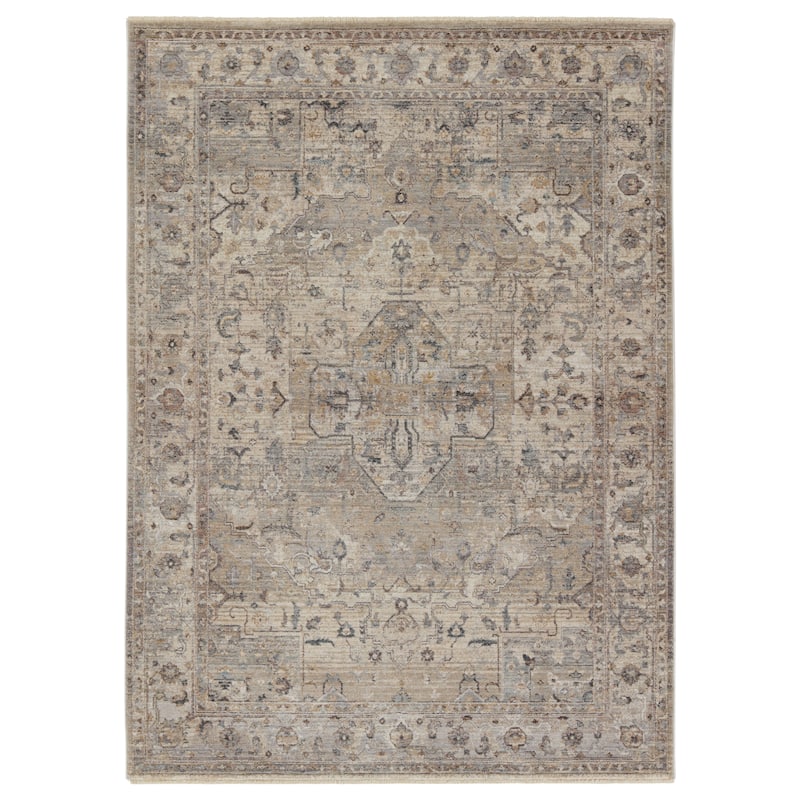 Vibe by Jaipur Living Starling Medallion Rug - 2' 9" x 8' - Tan/Cream - Runner