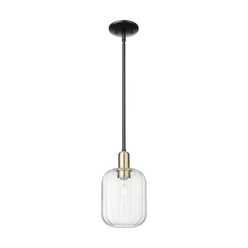 Innovations Lighting Downtown Urban - Preston - 1 Light 7" Jar Shade Stem Hung Mini Pendant