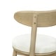 preview thumbnail 11 of 24, Christopher Knight Home - Ashley Contemporary Upholstered Round Cushion Bar Stools with Rubberwood Frame, Set of 2
