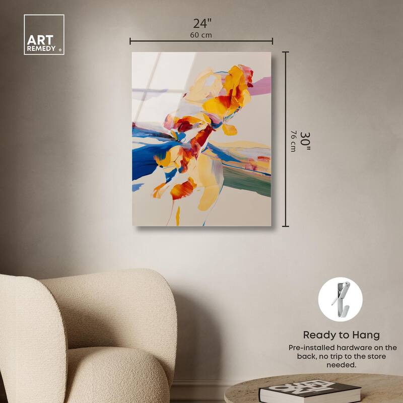 Flippant Bloom III Acrylic by Art Remedy, Ready to Hang