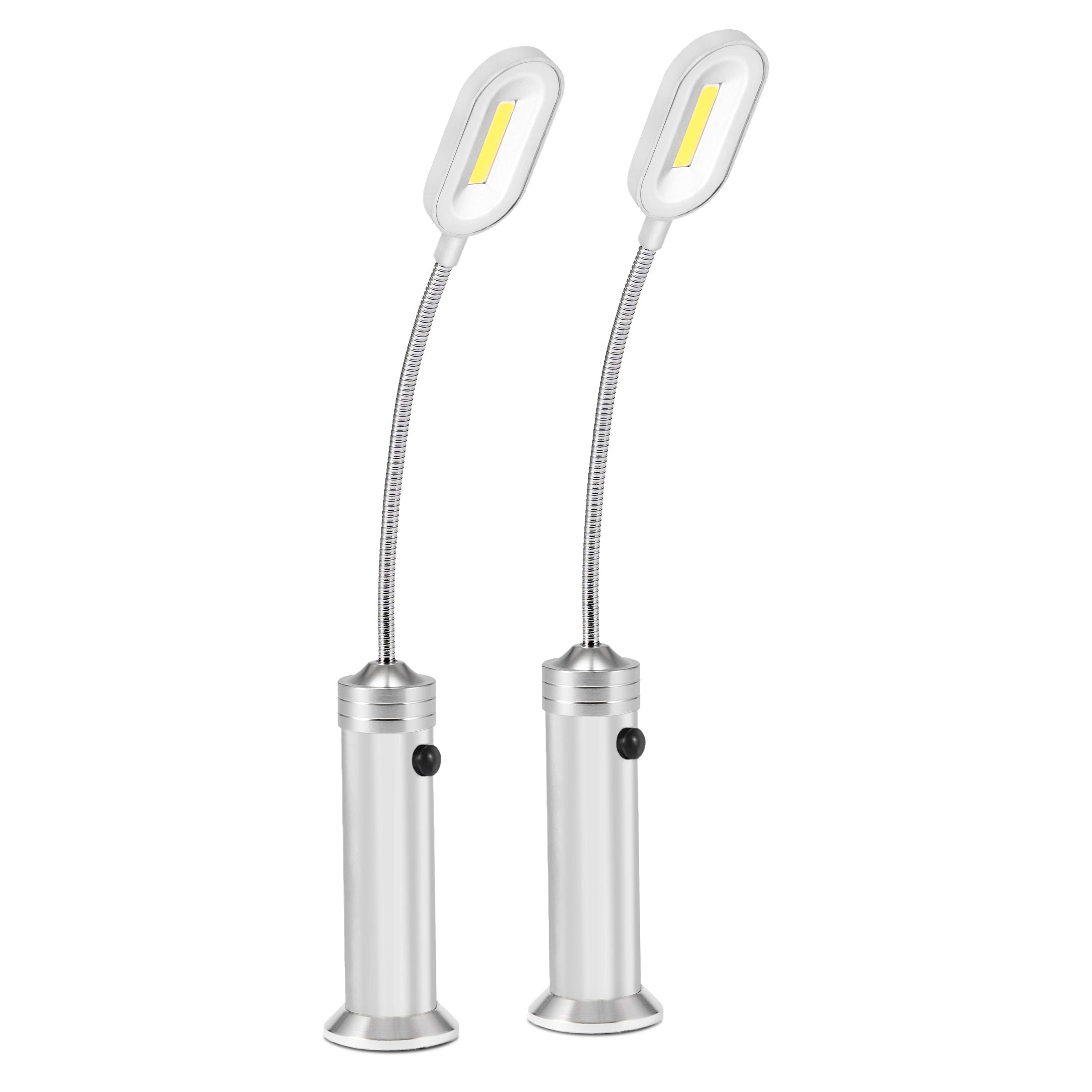 LED Concepts 2 Pack BBQ Grill LED Lights with Magnetic Base - Weather Resistant, Task Lighting Barbecue Grilling - 4 in