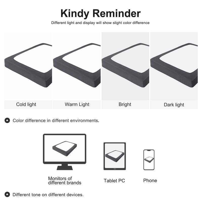 Box Spring Cover Wrap Around 4 Sides Smooth Stretchy