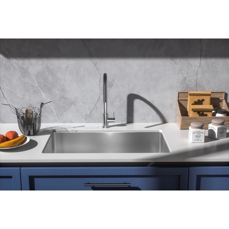 Indigo Home Stainless Steel undermount kitchen sink L23" x W18"