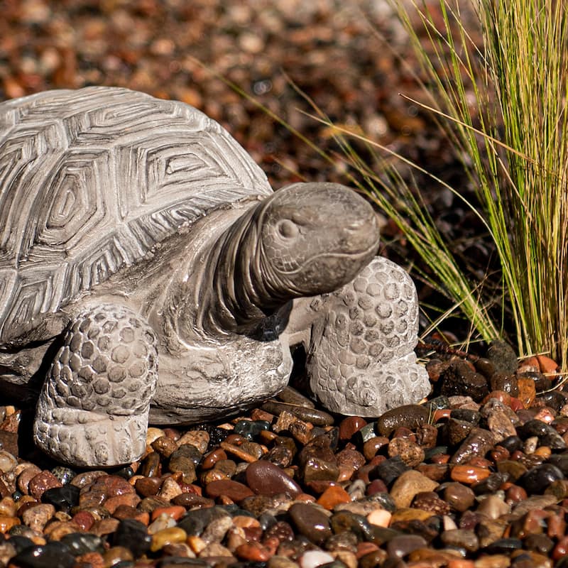 XBrand Turtle Statue, Indoor or Outdoor Décor, Garden Décor, Turtle Garden Statue, Turtle Statuary