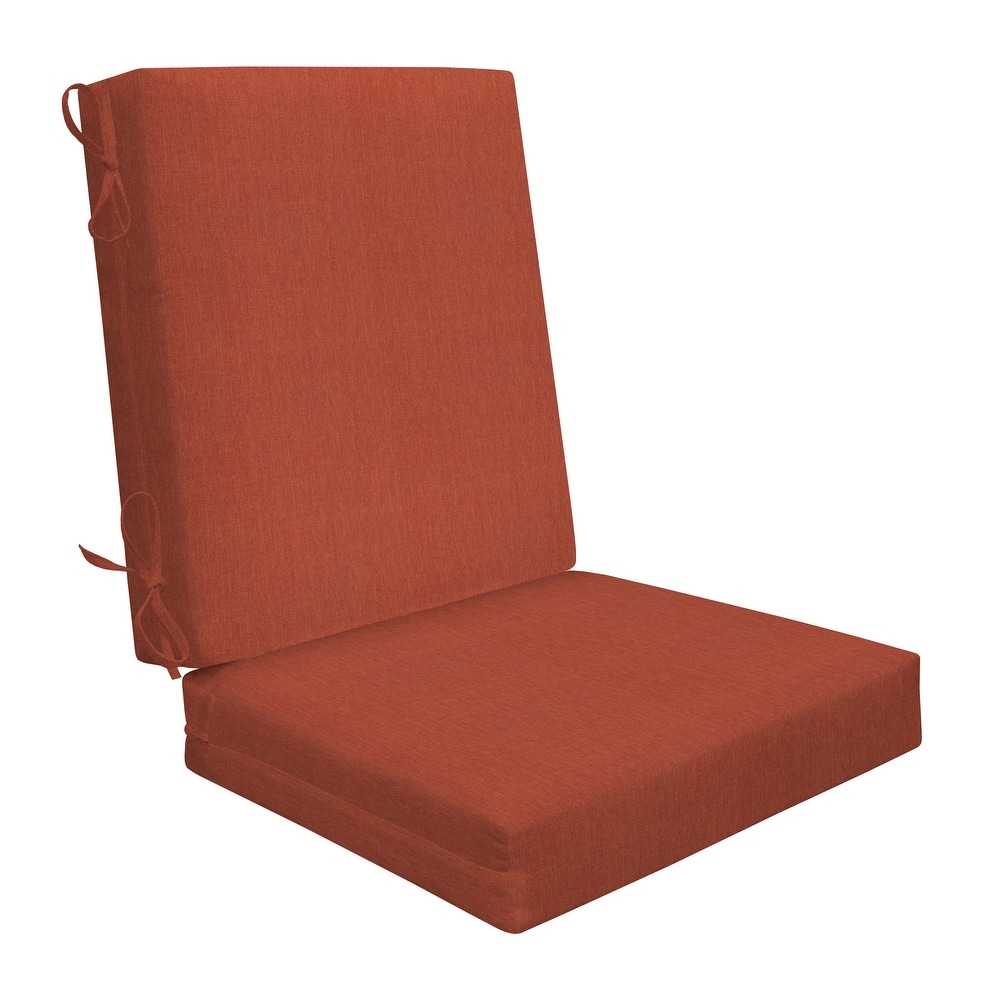 Outdoor Highback Dining Chair Cushion