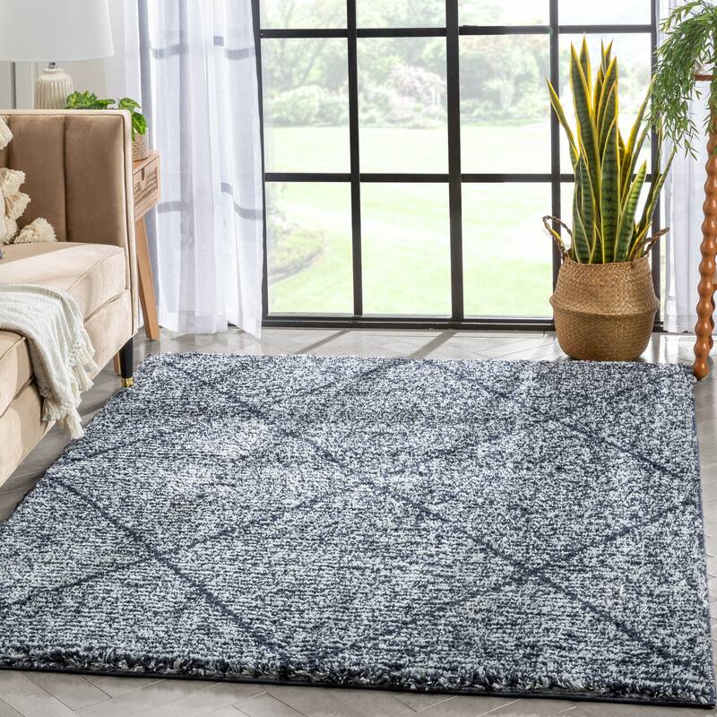 Well Woven Celeste Aviero Moroccan Diamond Pattern Area Rug