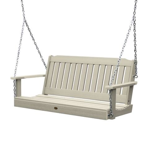 Highwood Lehigh 5-foot Eco-friendly Synthetic Wood Porch Swing