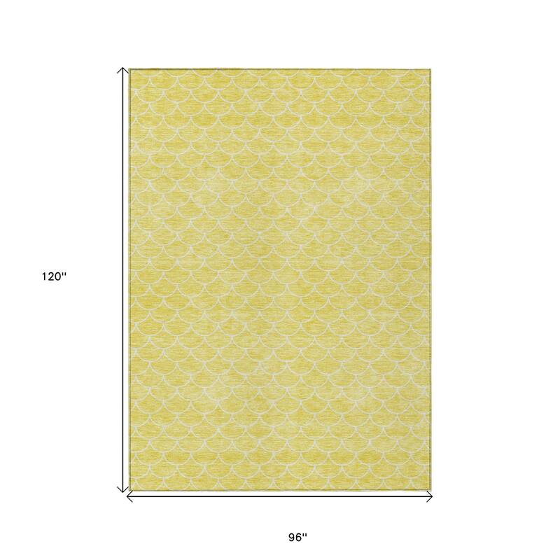 HomeRoots Geometric Transitional Rectangle Outdoor Rug