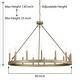 preview thumbnail 64 of 80, Acroma 15 Light 40 In Modern Farmhouse Wagon Wheel Chandelier-UL