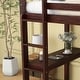 preview thumbnail 19 of 20, Multifunctional Twin Size Wood Loft Kids Bed with Built-in Desk,Shelves,Safety Guardrails and Ladder