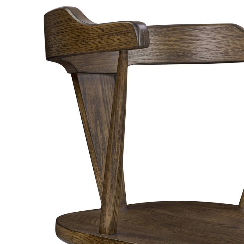 Poly & Bark Enzo Solid Oak Wood Dining Chair