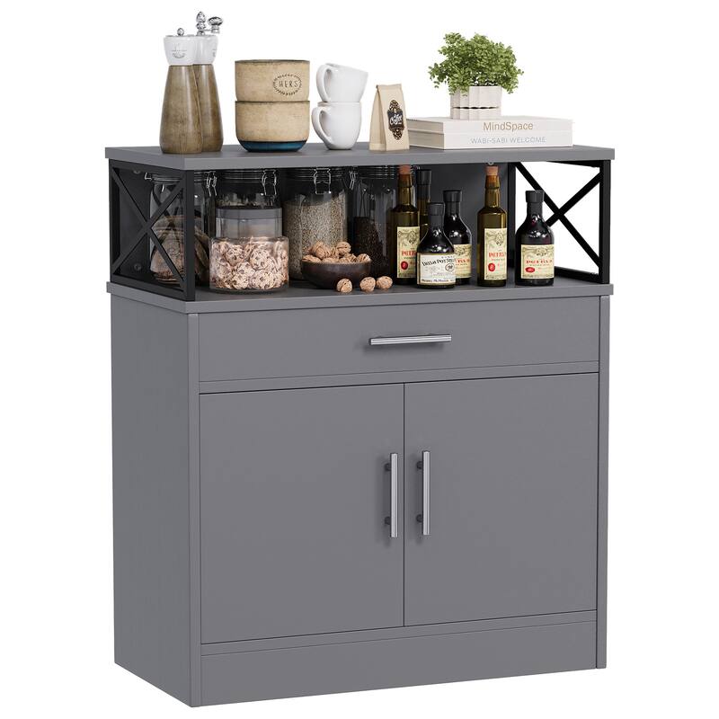 Futzca Sideboard Buffet Cabinet, Kitchen Storage Cabinet