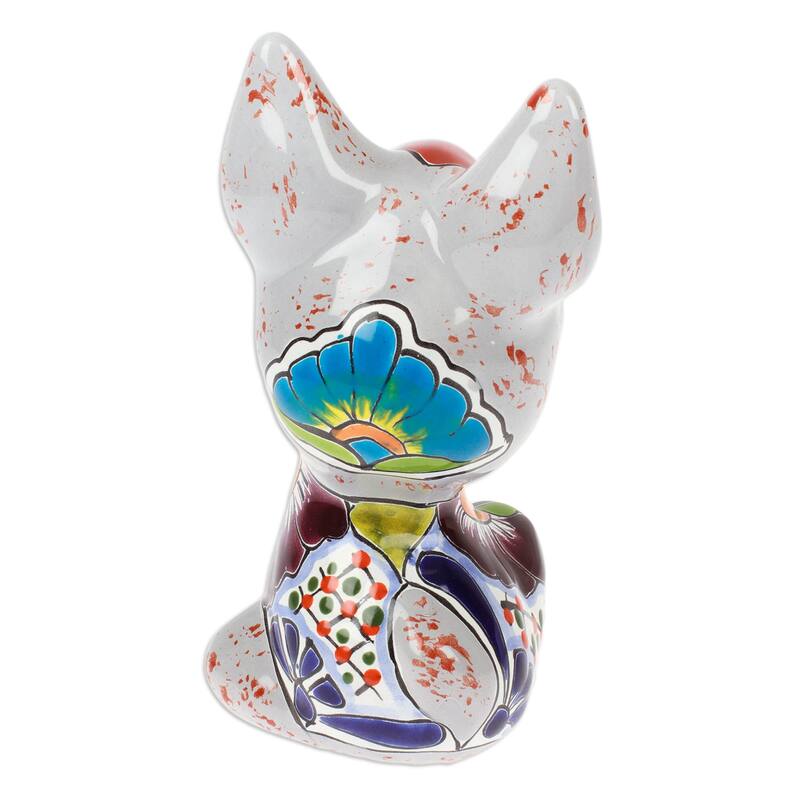 Novica Handmade HaciendaS Xolo Ceramic Sculpture