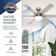 preview thumbnail 16 of 16, Hunter 52" Georgetown ENERGY STAR® Ceiling Fan w/ LED Light, Remote - Contemporary - Easy Install!
