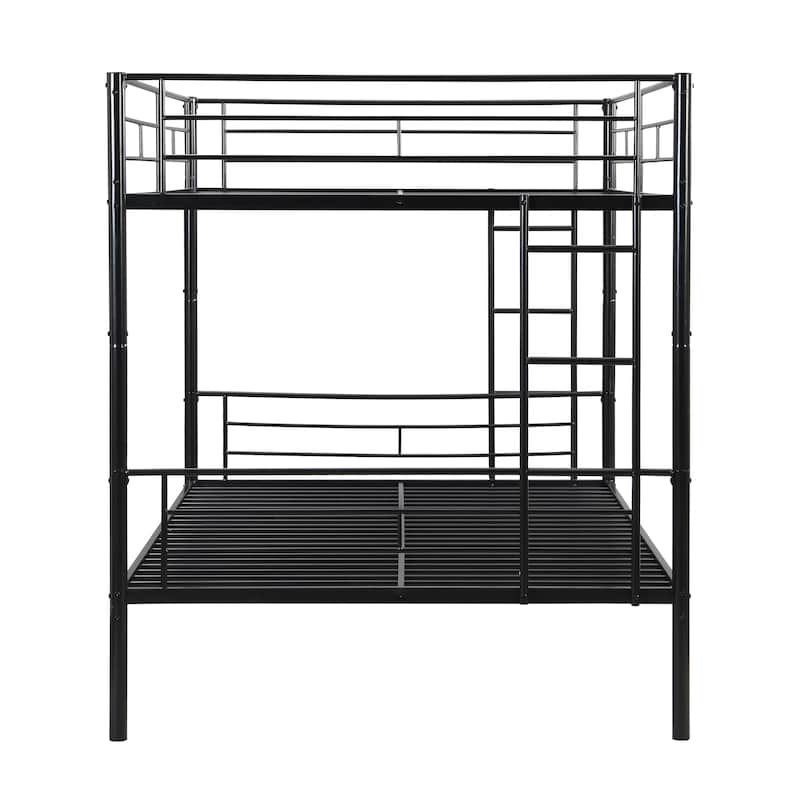 Full Over Full Metal Bunk Bed , No Box Spring Needed, Easy Assemble
