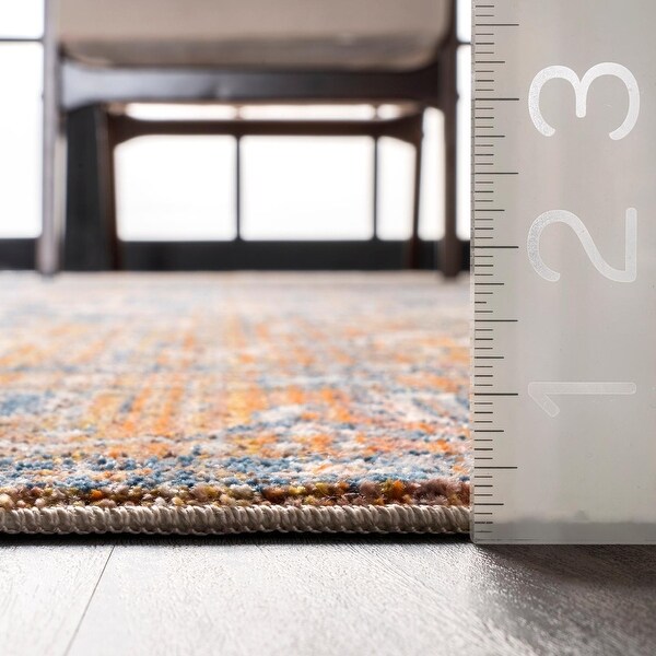 nuLOOM Vintage Harriet Medallion Fringe Area Rug