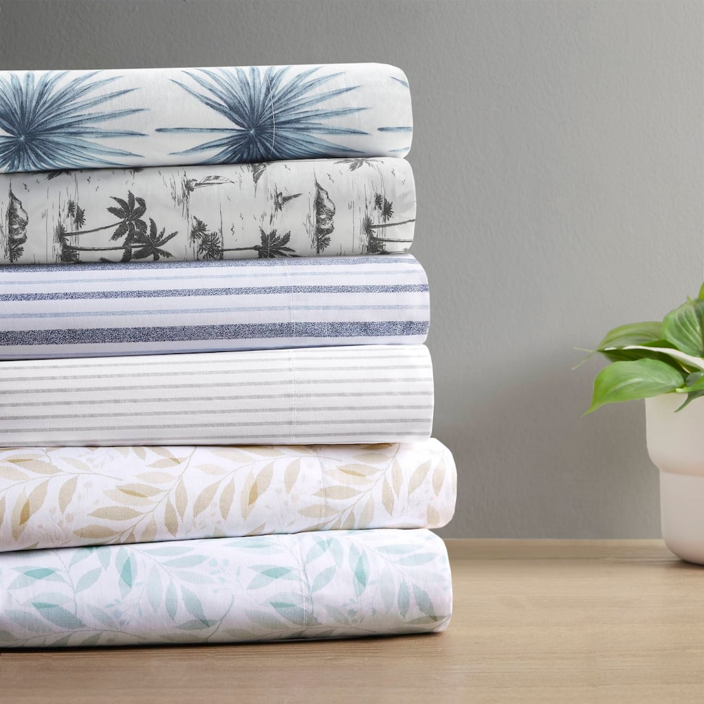 Madison Park Essentials 200 Thread Count Printed Cotton Sheet Set