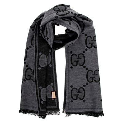 Gucci GG Wool Jacquard Scarf