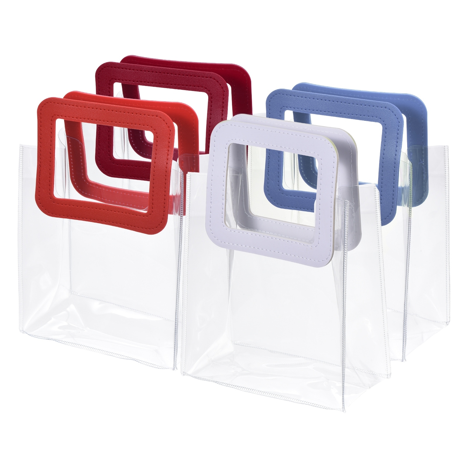 24Pcs Clear Gift Bags with Handles Reusable Transparent PVC Mini Gift Wrap  Bag - 7x4x8 Inch - Bed Bath & Beyond - 37419487