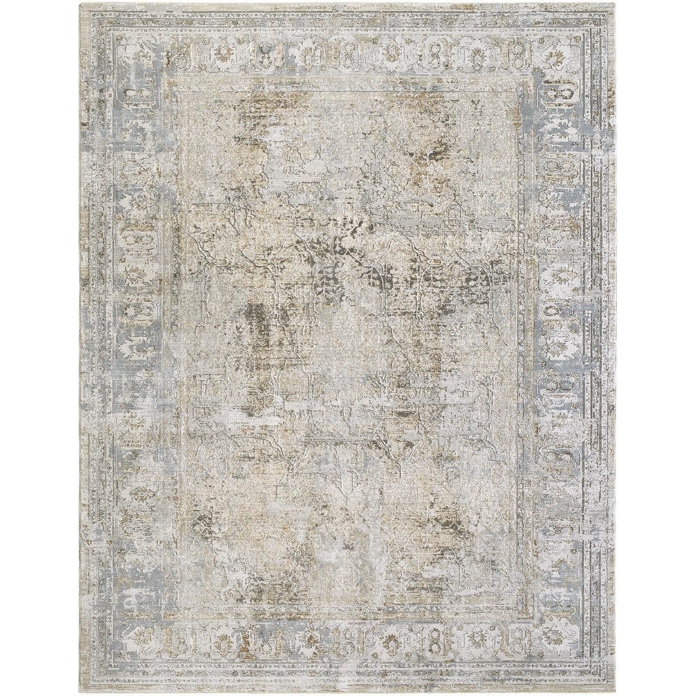 Livabliss Brunswick Traditional Border Area Rug