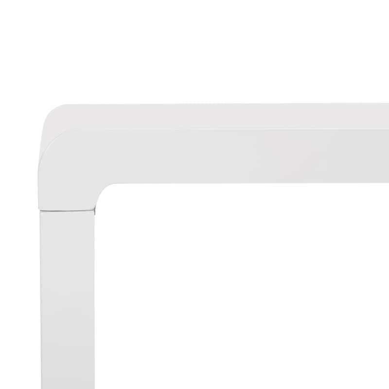 SAFAVIEH Patti White Chrome Desk