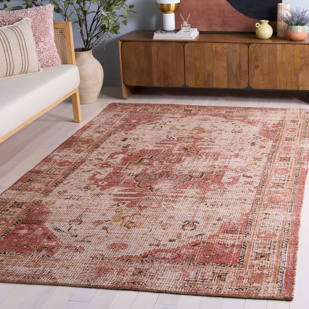 SAFAVIEH Handmade Saffron Avemari Jute & Chenille Rug