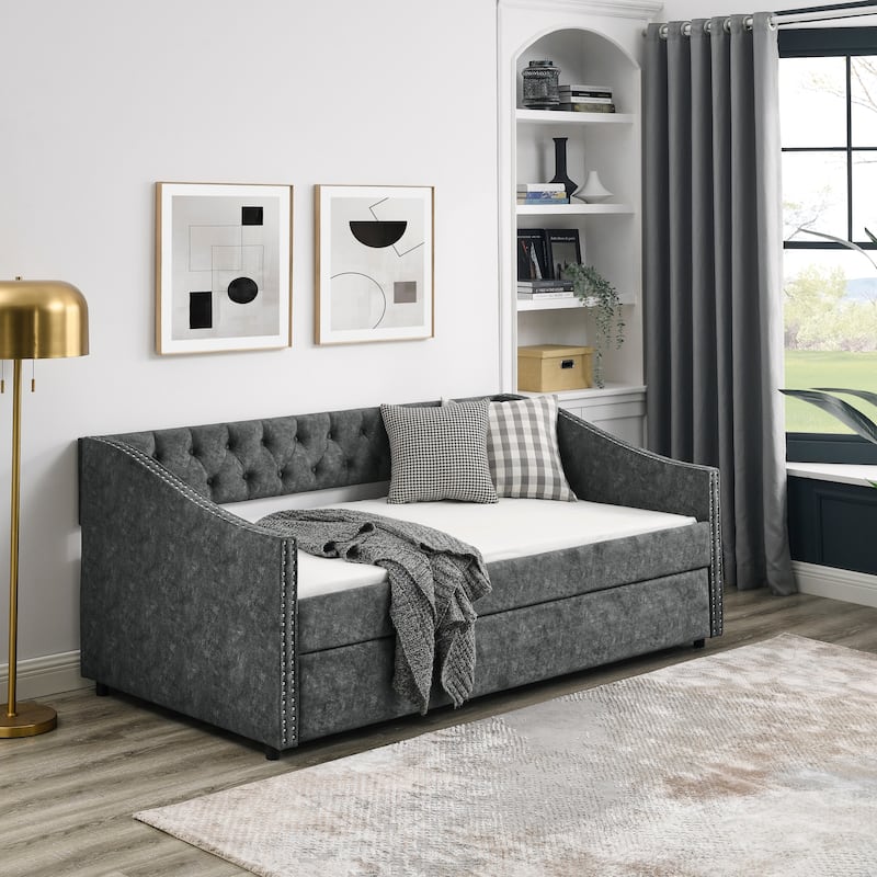 Twin Size Daybed with Twin Size Trundle