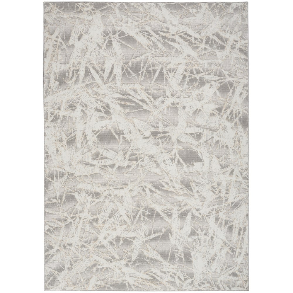 Calvin Klein CK950 Rush Indoor only Grey Abstract Area Rug
