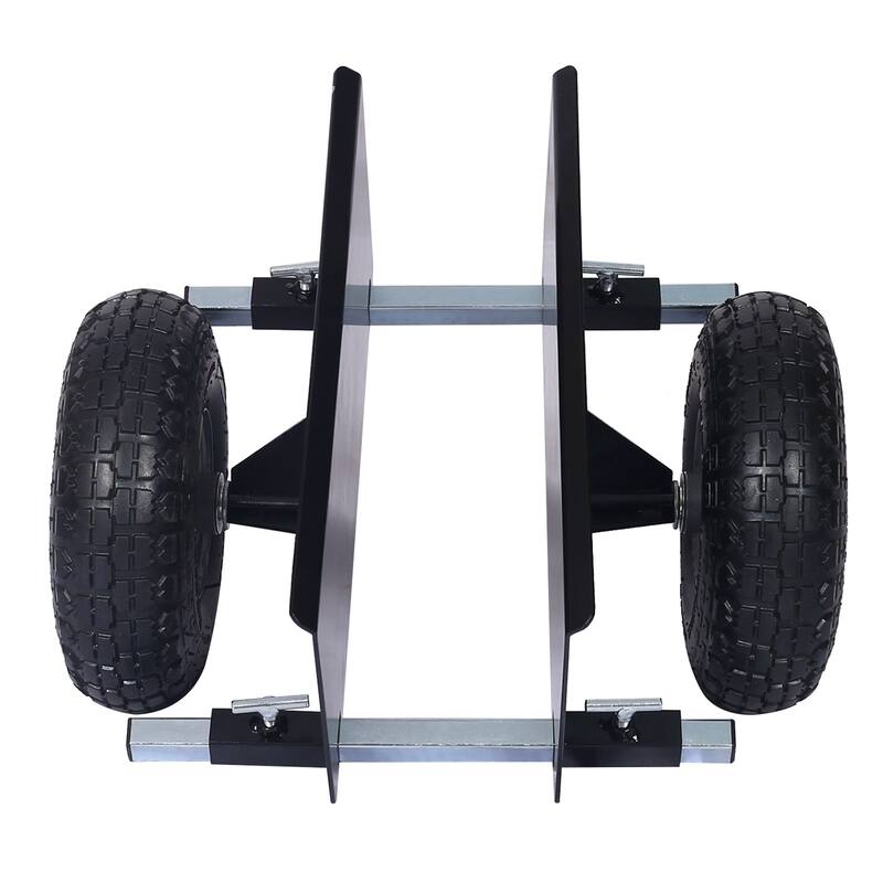 Heavy Duty Panel Dolly, 600LbS Capacity Door Dollys Pneumatic Wheels - 21.7“Lx5.9”Wx12“H
