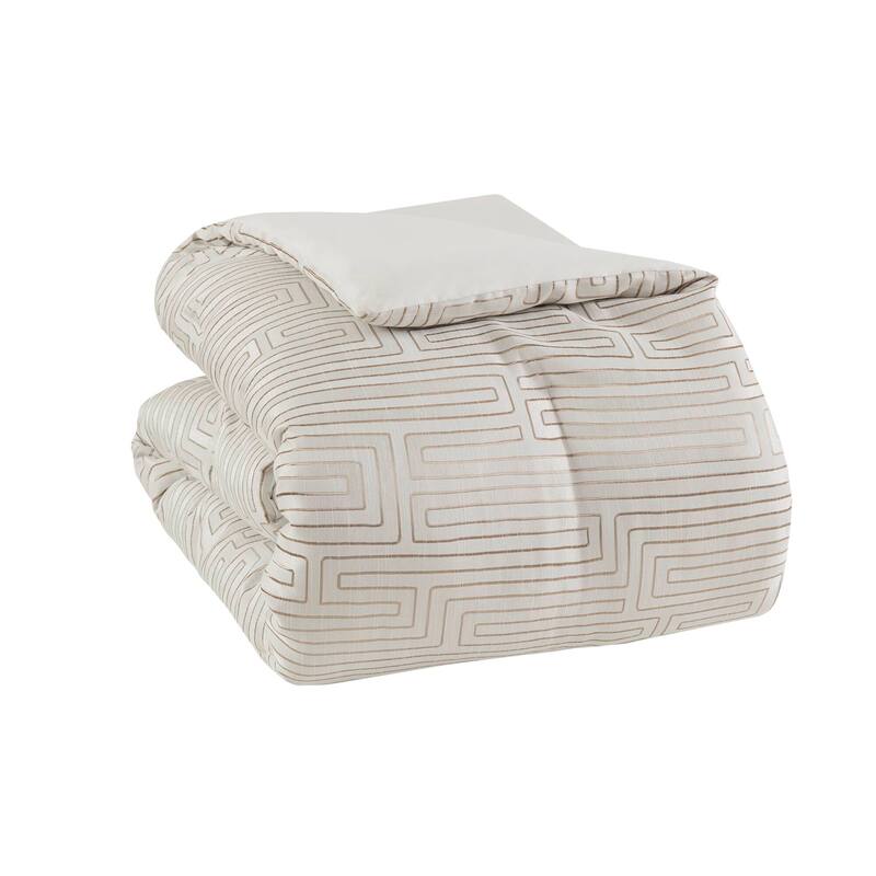 GDF Studio - Averleigh 10-Piece Queen Luxury Jacquard Comforter Set
