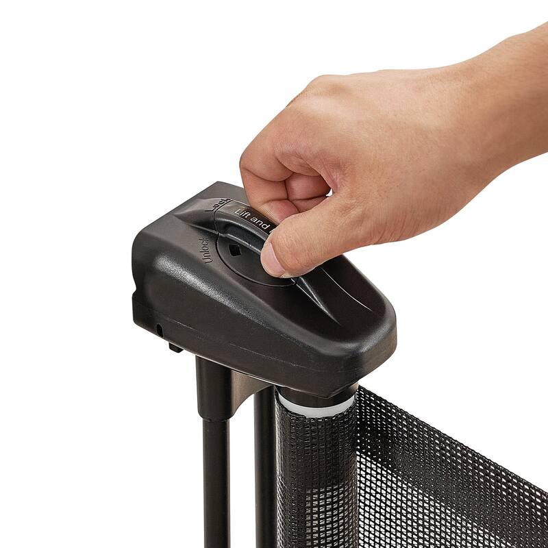 Mesh Foldable Wide Retractable Baby Gate Suitable for Playrooms Kitchens Or Hallways