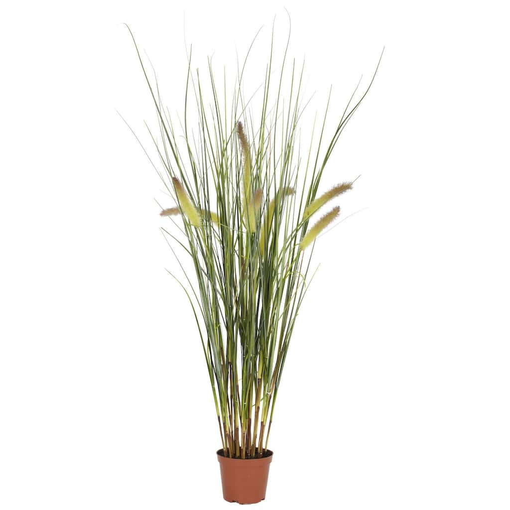 Tall Grass Plant Indoor Decor - 2.5ft Artificial Greenery for Home Office Living Room - 2.5ft.