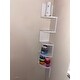 Danya B. Large Decorative 5-Tier Corner Floating Wall Mount Display Shelving Unit
