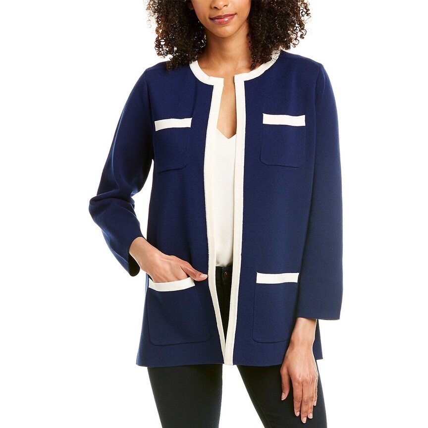 anne klein cardigan with pockets