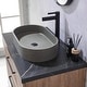 preview thumbnail 66 of 79, Trento Bath Vanity with Sintered Stone Top with Concrete Sink (O)