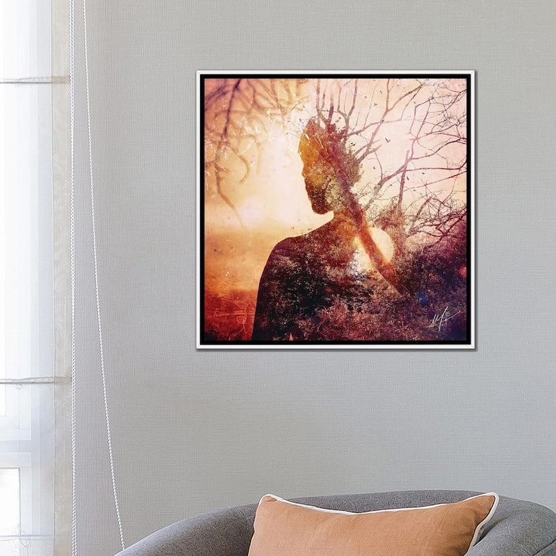 iCanvas "Maps" by Mario Sanchez Nevado Framed Canvas Print