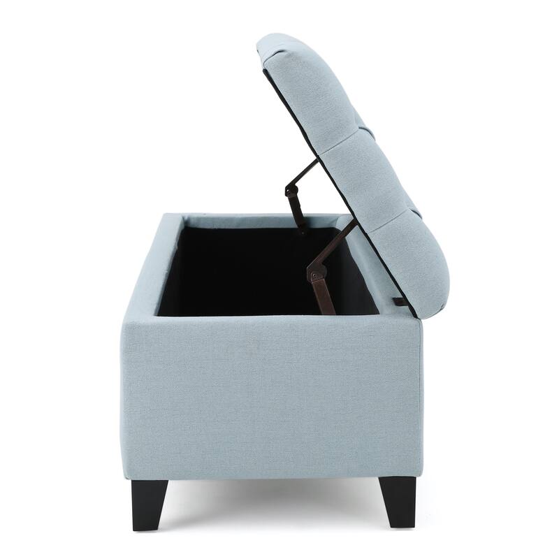 Ottilie Button-tufted Storage Ottoman Bench by Christopher Knight Home
