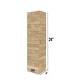 preview thumbnail 2 of 6, Yard Games Large Tumbling Timbers 24" Wood Block Stacking Game w/ Case, Natural - 12.5 x 9.8 x 9.3 inches
