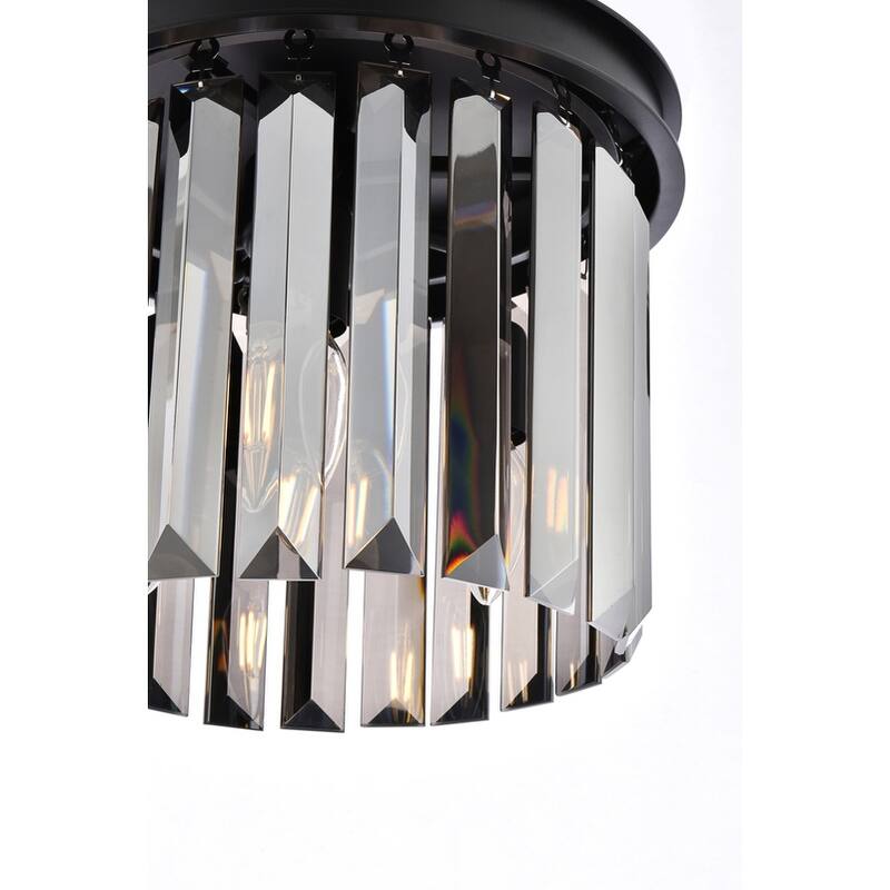Royce Edge 3-Light Matte Black Pendant