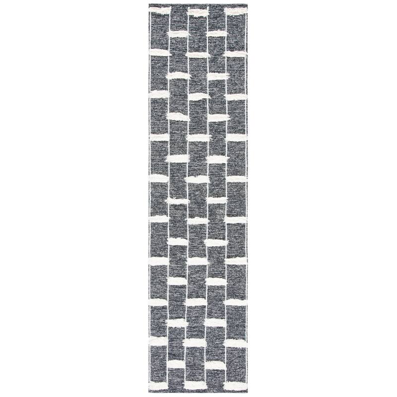 SAFAVIEH Handmade Striped Kilim Kizzy Modern Cotton Rug -