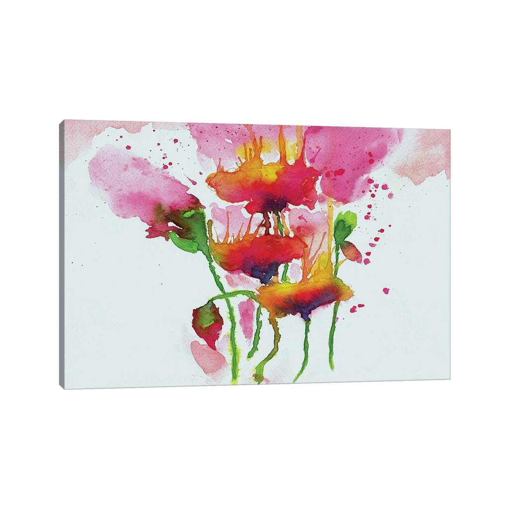 iCanvas "Red Tulips" by Angel Estevez Canvas Print