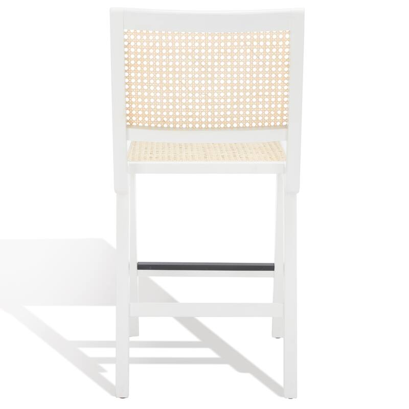 SAFAVIEH Couture Melike French Cane 23-inch Counter Stool - 18 In. W x 23 In. D x 39 In. H - 18Wx23Dx39H